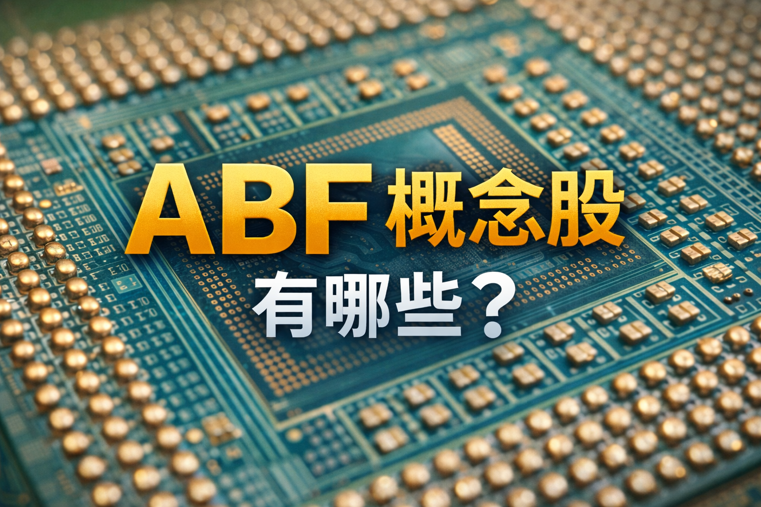 ABF載板概念股有哪些
